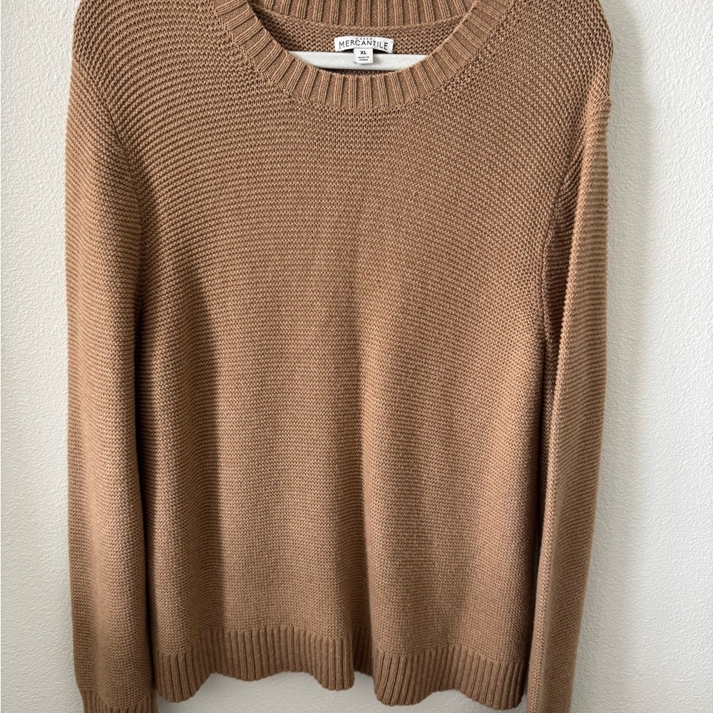 J. Crew Tan Crew Neck Sweater